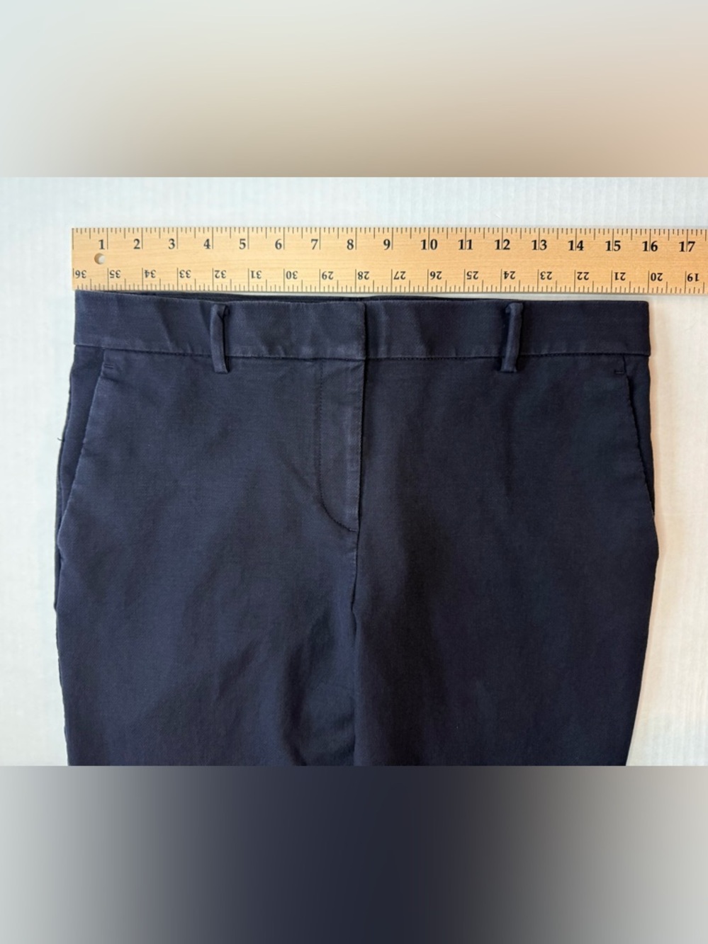 Ann Taylor High Rise Eva Pant Atlantic Navy Size 6 - Picture 6 of 12